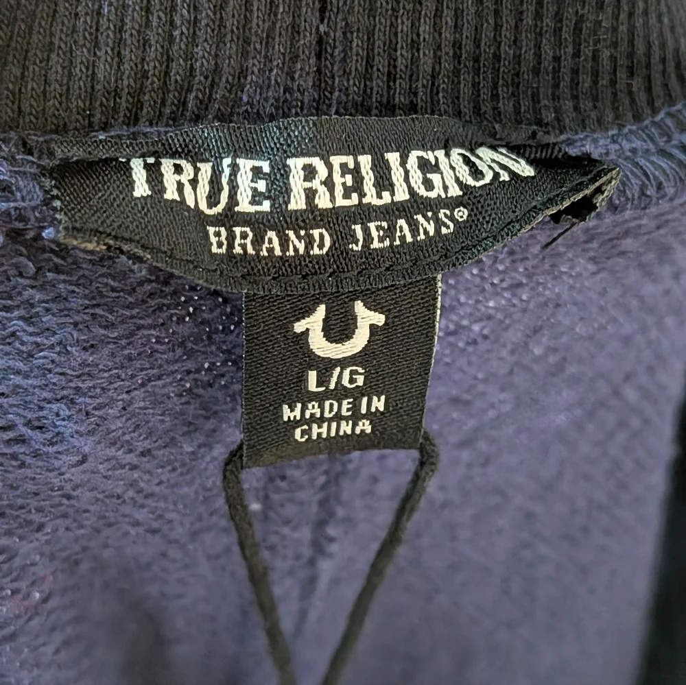 True Religion Joggers Men's Large Blue Ribbon Tie Dye NWT
